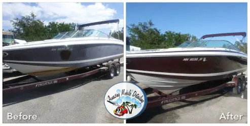 Boat Ceramic coating installation Orlando, Fl.